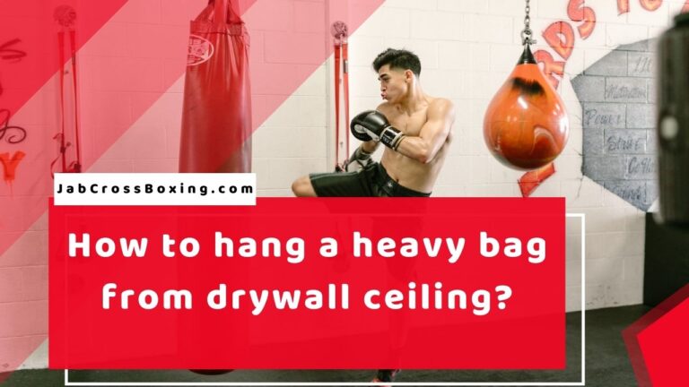 How to hang a heavy bag from drywall ceiling